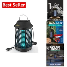 Eco-Friendly 4200V Bug Zapper - Safe, Silent, Stylish for Indoor & Outdoor Use