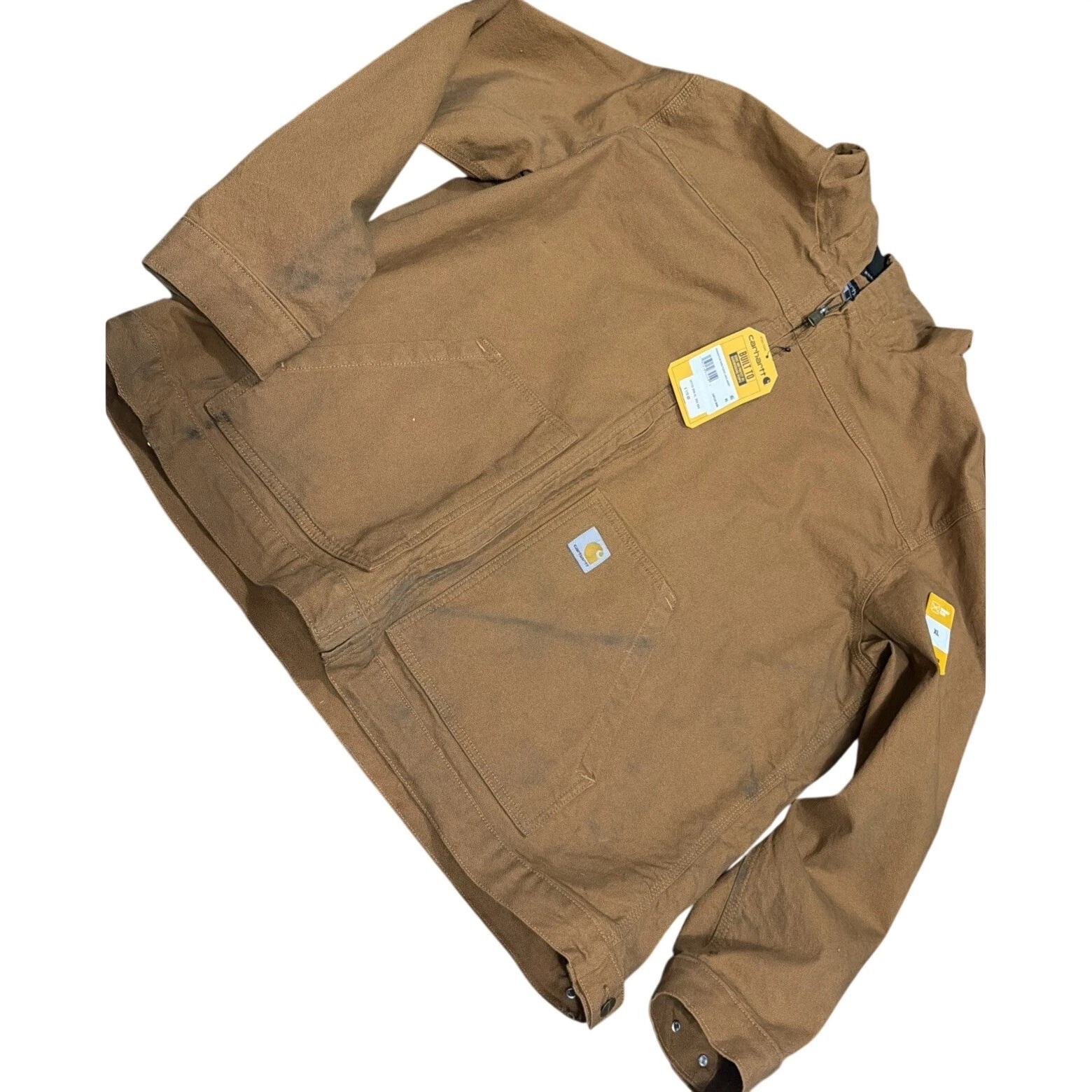 Carhartt Men Rugged Flex Duck Insulated Fleece Lined Jacket MSRP $120 Size XL - product detail image 1