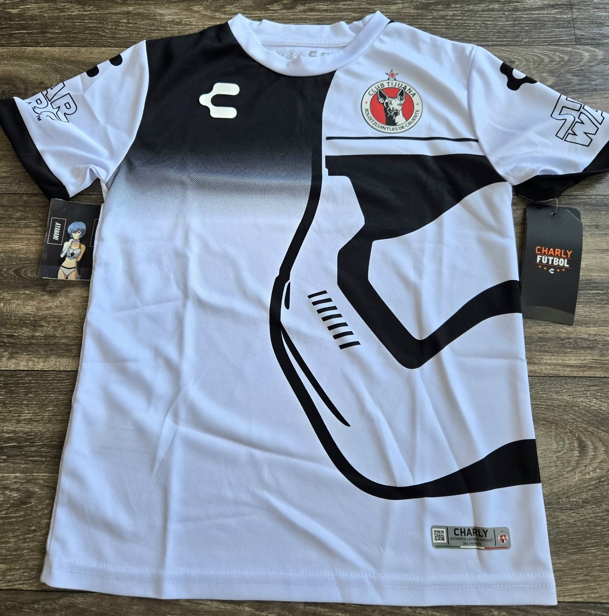 NWT Charly Xolos Tijuana Star Wars Special Edition Stormtrooper Jersey  Youth M