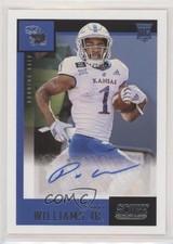 2021 Panini Chronicles Draft Picks Score Rookie Pooka Williams Jr Auto 4l3
