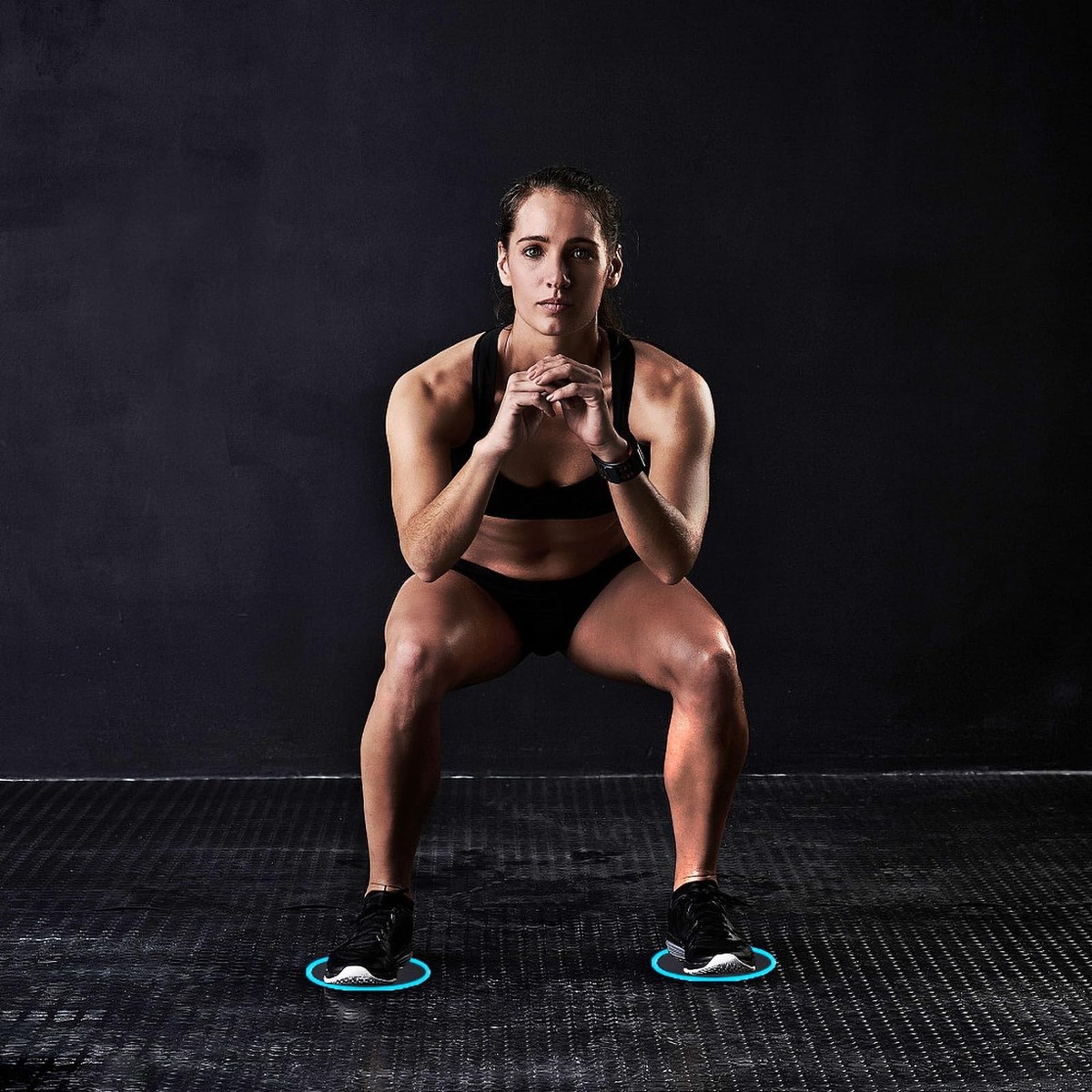 A AZURELIFE Exercise Core Sliders, Dual Sided Gliding 7 inches