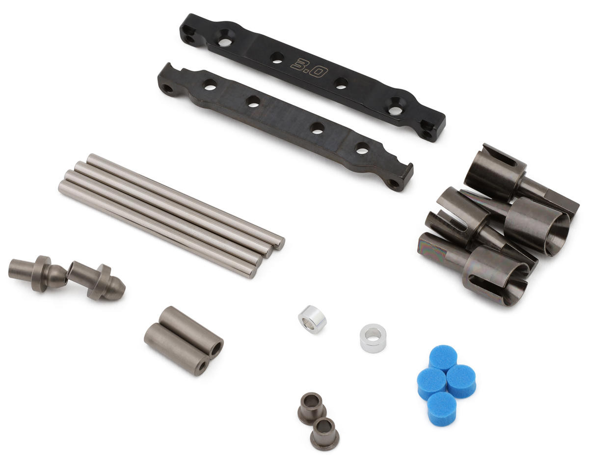 Upgrade your Tamiya TT-02 with Type-S Steel Suspension Mount Set TAM54634