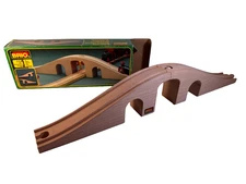 Vintage BRIO Made in Sweden part 33363 Arch Railway with Box Mint Condition Wood