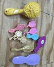 LOTof 10  Barbie And Doll Hair Brushes  Accessories Assorted