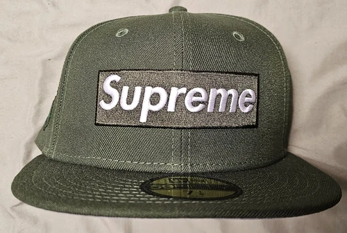SUPREME GRINCH BOX LOGO NOUVELLE ÈRE 59FIFTY CASQUETTE AJUSTÉE VERTE