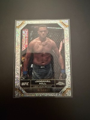 2024 Topps Chrome UFC Speckle Refractor #89 - Jamahal Hill /299