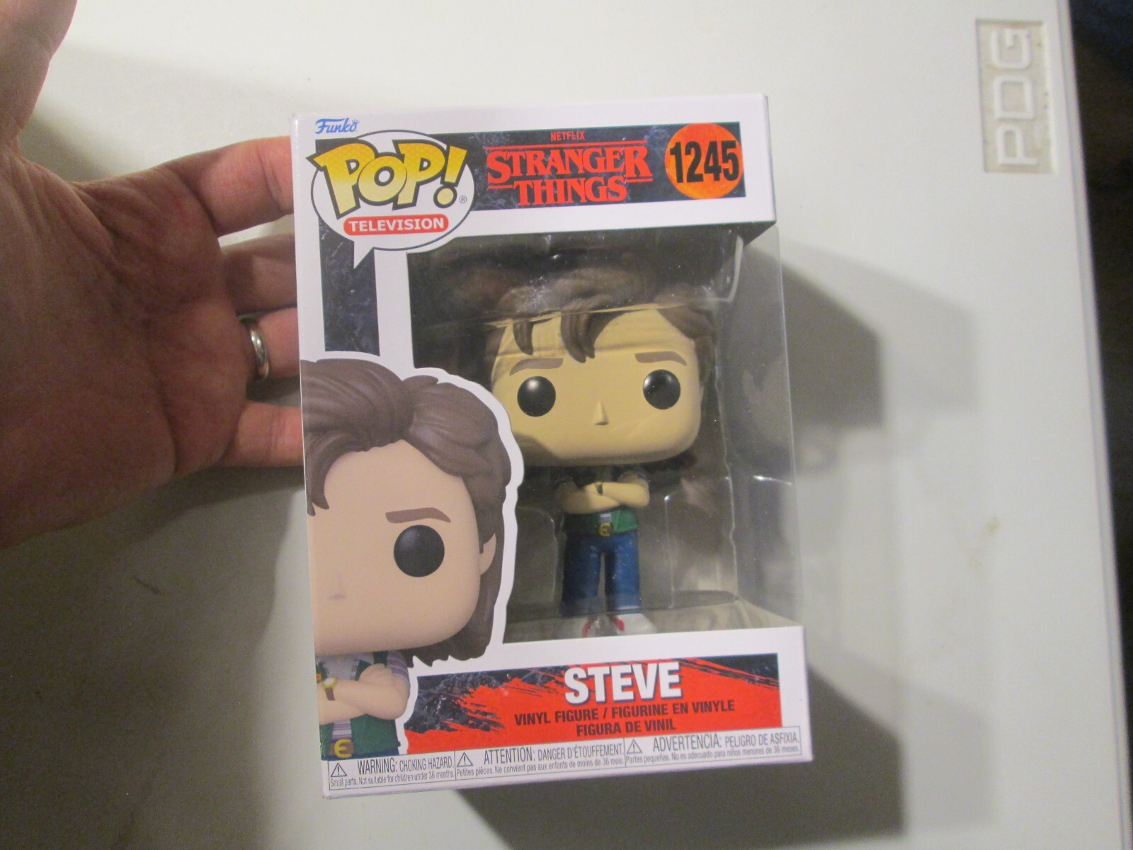 Funko Pop Netflix Stranger Things Season 4 Steve Harrington # 1245 Vinyl Read