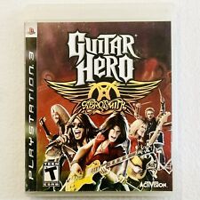 Guitar Hero: Aerosmith PS3 (Sony PlayStation 3, 2008) Complete Manual