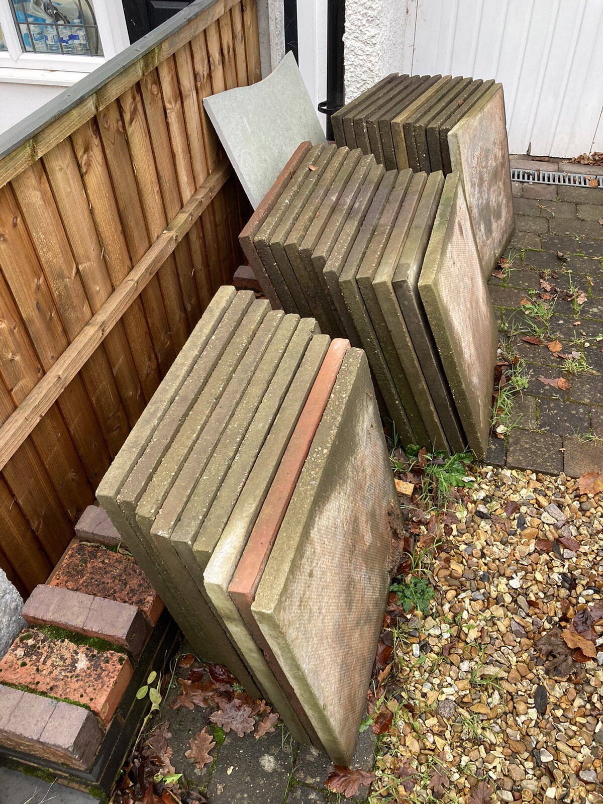 Concrete paving slabs 600 x 600 x 35mm..only 32Left eBay