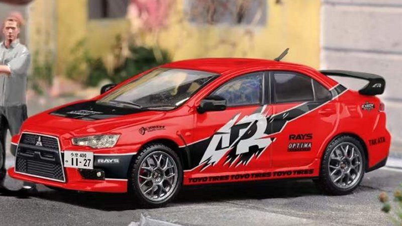 MITSUBISHI Lancer Evo X - Fast & Furious - red - FuJi 1:64