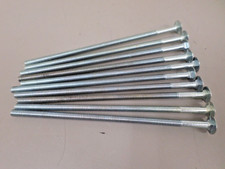 10 Pack of 1/4-20 x 6-1/2 Zinc Coated Steel Carriage Bolts