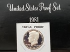 1981-S ** PROOF DEEP CAMEO KENNEDY HALF DOLLAR TYPE 2 IN 2X2 PROTECTOR GEM COIN  — photo 1