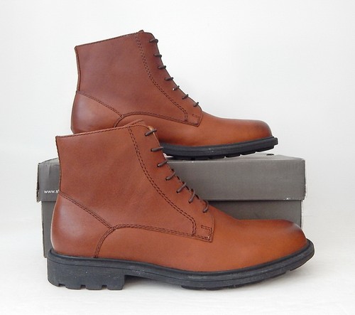 Neu mit Karton Steptronic Herren Luchs Stiefelette Größe 10-10,5 (US) Kaffee - Bild 4 von 12