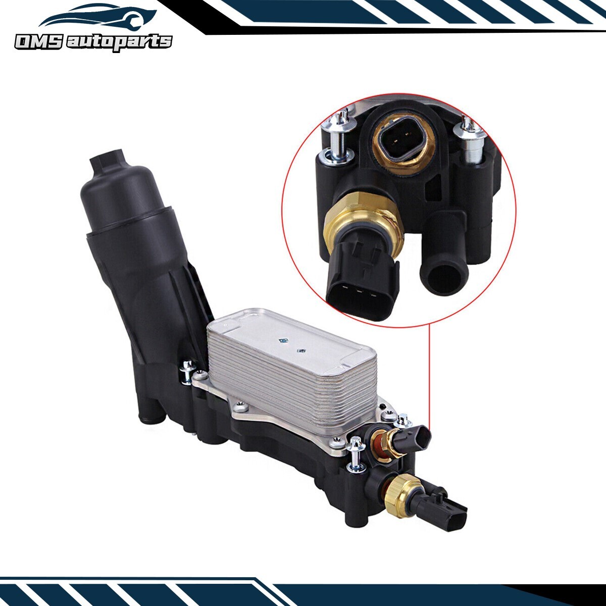 Cooler Filter Housing Adapter For Chrysler Dodge Jeep Ram 3.6l 68105583af