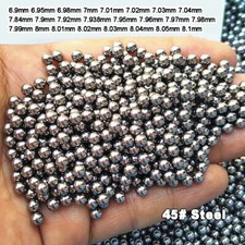 Precision Bicycle 45 Steel Ball Bearing Replacement Bearings 6.90mm-8.10mm