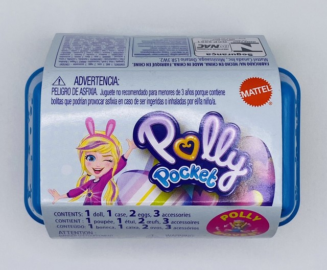 2021 Mattel Polly Pocket Surprise Spring Easter Egg Playset Complete