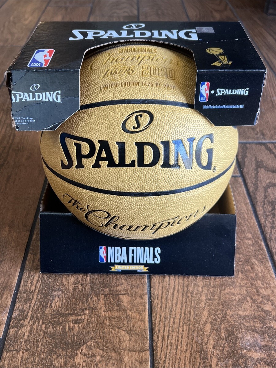 Spalding Lakers 2020 Limited Edition Championship Ball Gold