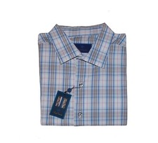 NWT David Donahue Dress Plaid Shirt Fusion 18 XL XXL