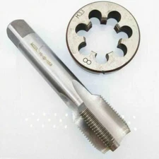 1 set  HSS M33 x 1mm Tap & M33 x1mm Die Metric Thread Right Hand Threading Tool