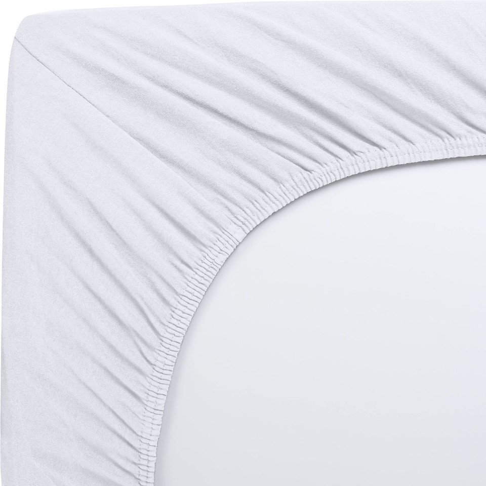Utopia Bedding Fitted Sheet Small Double / 4ft, White Deep Pocket 12