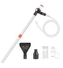 Fish Tank Gravel Cleaner Kt Pump Siphon Water Vacuum Aquarium Cleaning W/Scraper