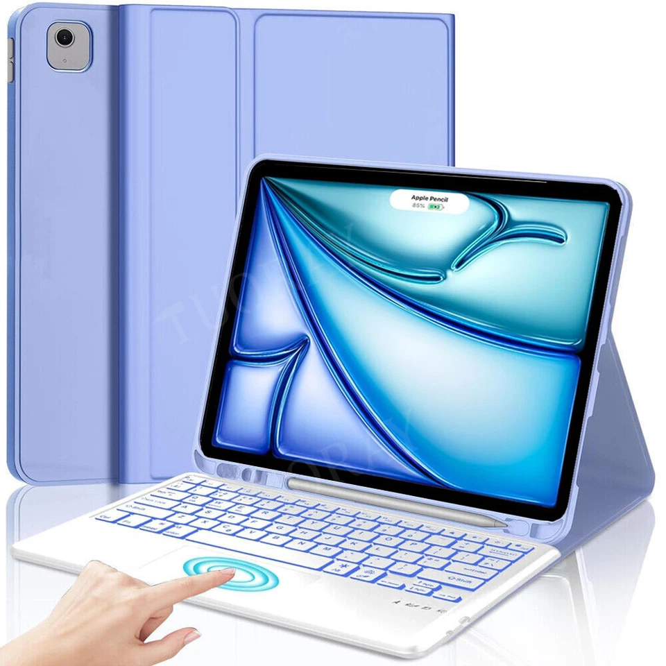 Backlit Touchpad Keyboard Case Mouse For iPad 7/8/9/10th Gen Air 3 4 5 6 Pro 11 - Image 4 of 4