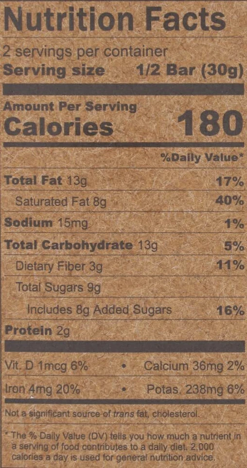 Hu Kitchen 有机黑巧克力简易棒 2.1 盎司 4 件装 — 第 3/4 张图片