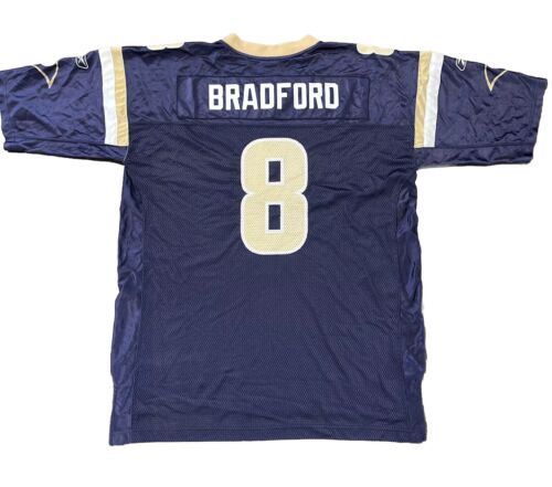 Rams Jersey XL Sam Bradford Mens Blue