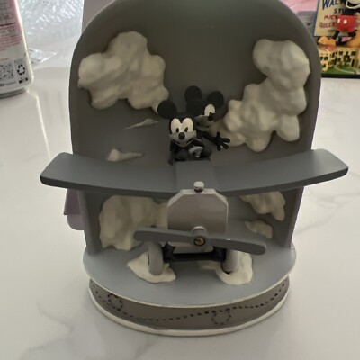 2023 Disney Parks 100 Anniversary Mickey & Minnie Mouse Plane Crazy Ornament New