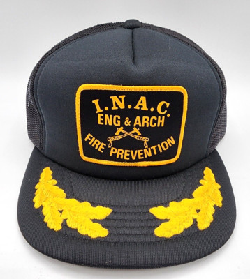 Vintage INAC Indigenous and Northern Affair Canada Fire Prevention Snap Back Hat