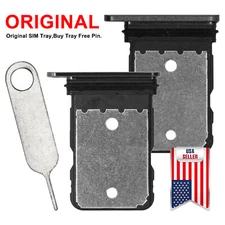 Genuine Black SIM Card Tray Holder Slot Replacement For Google Pixel 8 / 8 Pro