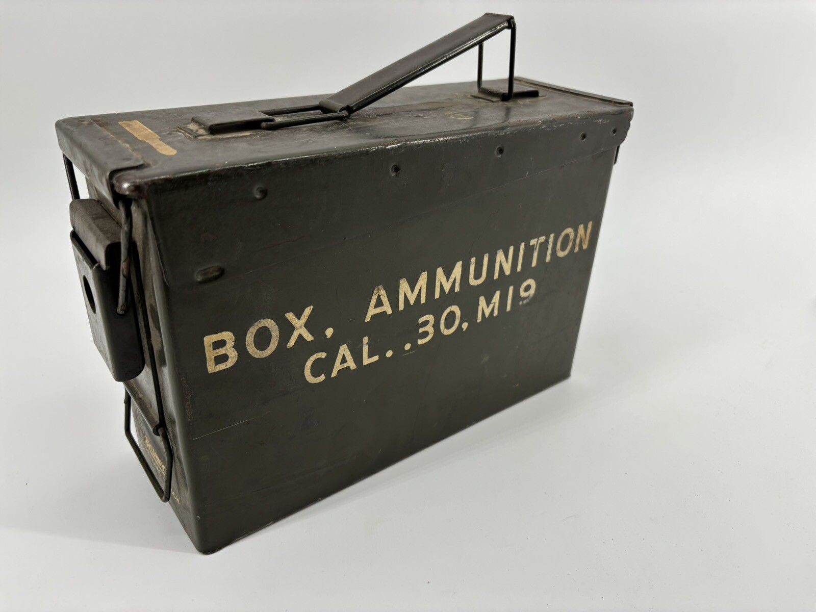 Rare Early Korean War M19 .30 M19 Ammo Can Rudy MFG Browing 1919 Jeep M38 M38A1