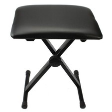 Hot Sale Adjustable Folding Piano Bench Stool Seat Black