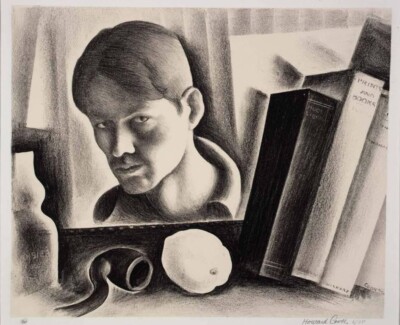 Self Portrait [wood engraving] : Howard Norton Cook : 1931 American Modernist