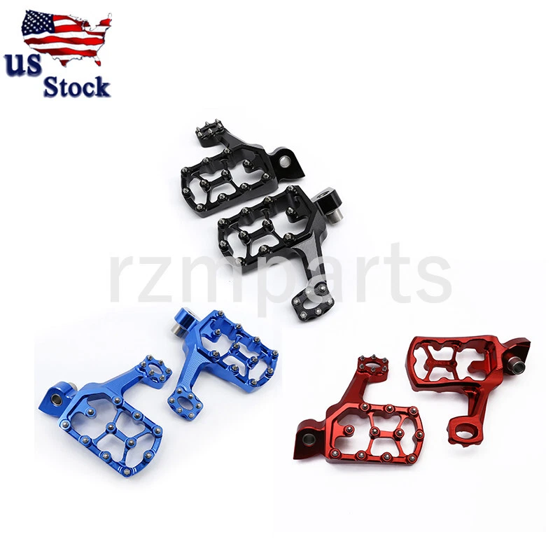 Estriberas CNC reposapiés pedales clavijas pivote para Yamaha WR250F WR250R WR250X WR400F Foto 2 de 4