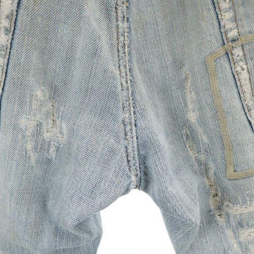 DOLCE&GABBANA made in Italy Vintage processing Straight denim pants jeans Men's - Picture 5 of 13