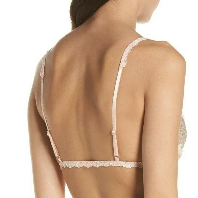 Bralette de novia HANKY PANKY flor bordado talla S marfil Foto 4 de 4