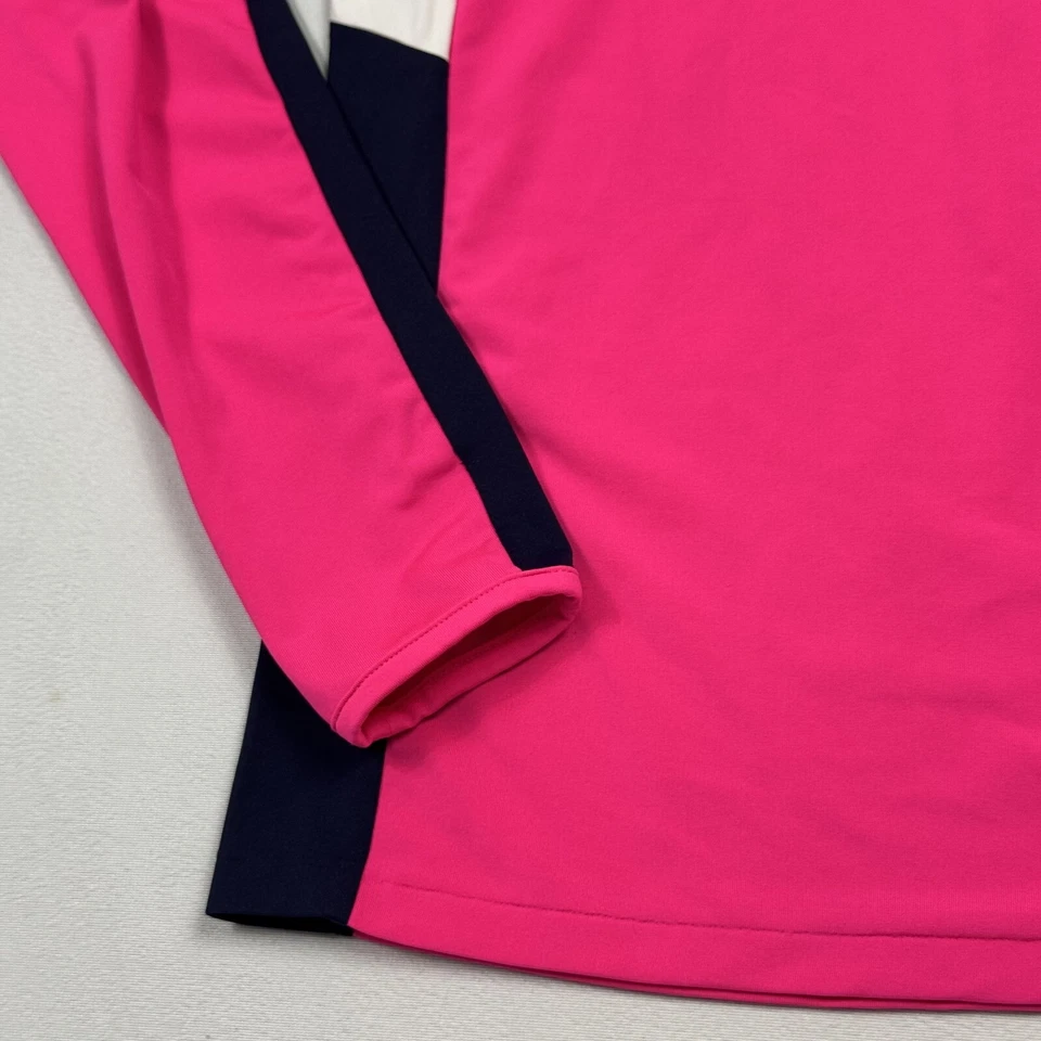 Camisa Ralph Lauren RLX Golf Manga Larga Rendimiento Rosa Para Mujer Pequeña Foto 3 de 4