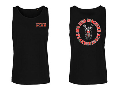TANKTOP  SUPPORT YOUR LOCAL 81 - BIG RED MACHINE SAARBRUECKEN 