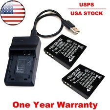Battery Pack / USB Charger For Ricoh Caplio R6 R7 R8 R10 CX1 CX2 DB-70 BJ-7 NEW