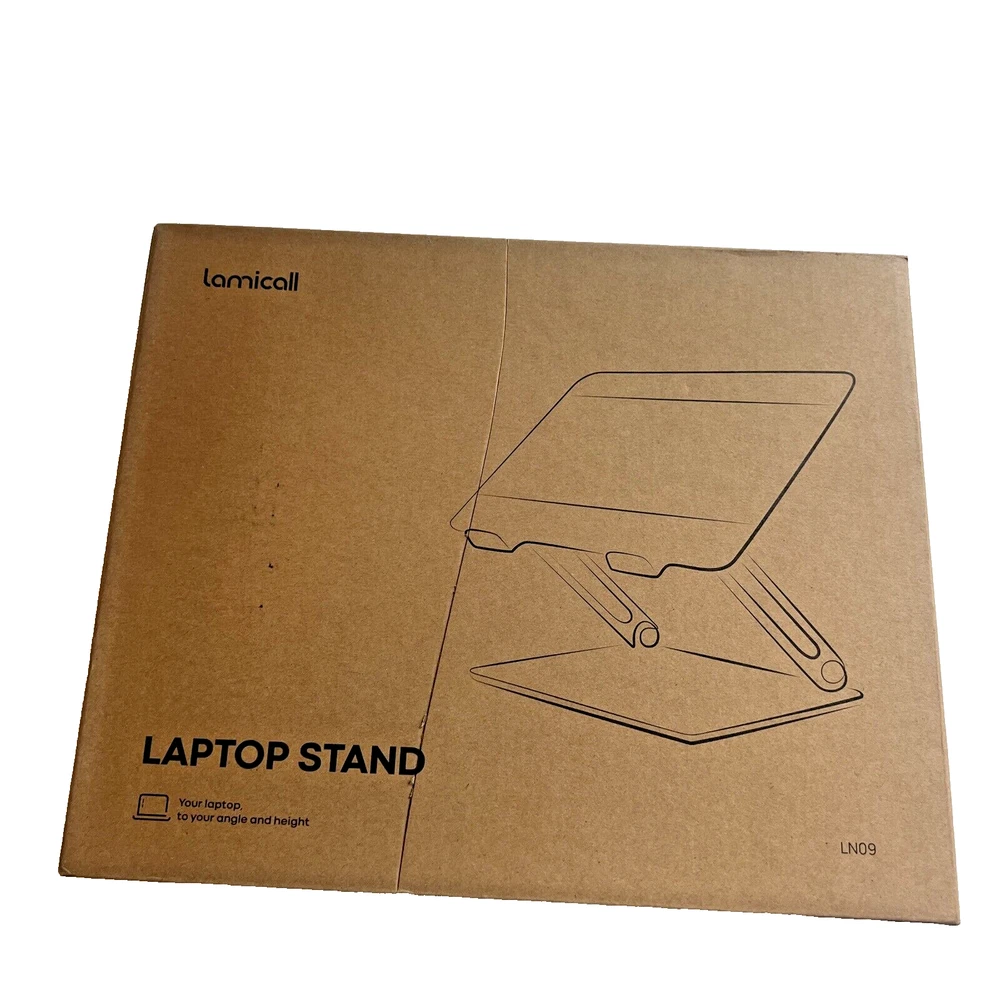 Laptop Stand Adjustable Computer Stand for Desk Ergonomic Black MRSP $65