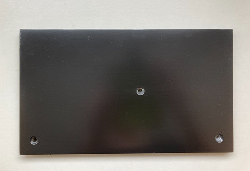 RARE NOS VINTAGE TD 125 LB 12 INCH UNDRILLED ARMBOARD BLACK SATIN SMALL DAMAGE