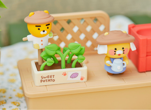 Kakao Friends & Chunchik 2in1 Dual Charger Holder Apple/Airpod Sweet Potato Farm - 第 4/8 張圖片