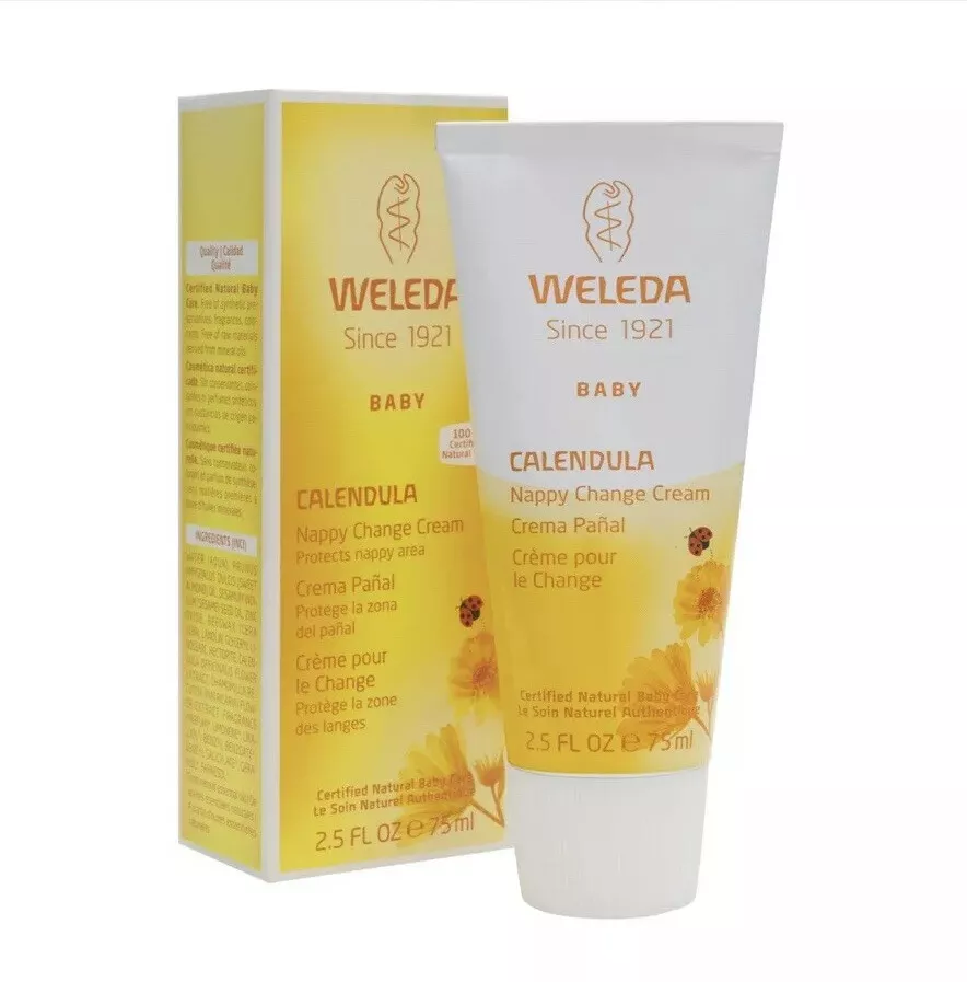 WELEDA CALENDULA NAPPY CHANGE CREAM 75ml. 2.5 FL OZ. Protects