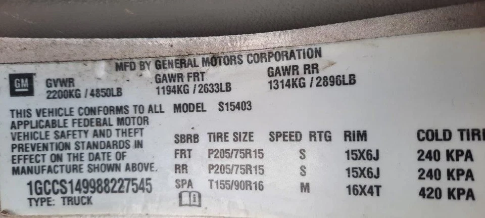 Motor soplador compatible con 04-12 CANYON 4197117 Foto 2 de 4