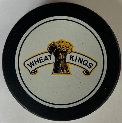 BRANDON WHEAT KINGS 1966- 1991 WHL OFFICIAL GAME HOCKEY PUCK - INGLASCO CANADA