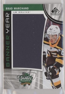 2019-20 SP Game Used Edition Banner Year NHL Winter Classic Brad Marchand 3x1