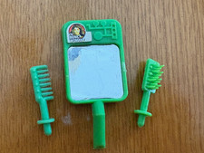 Vintage Kenner Bionic Woman Beauty Salon Mirror brushs-Replacement Parts