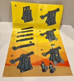 LEGO King's Castle Catapult #6030 Legoland COMPLETE w/ Instructions Vintage 1984