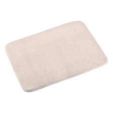 Microfiber Dish Drying Mat Kitchen Sink Drainer Tea Towel-Beige